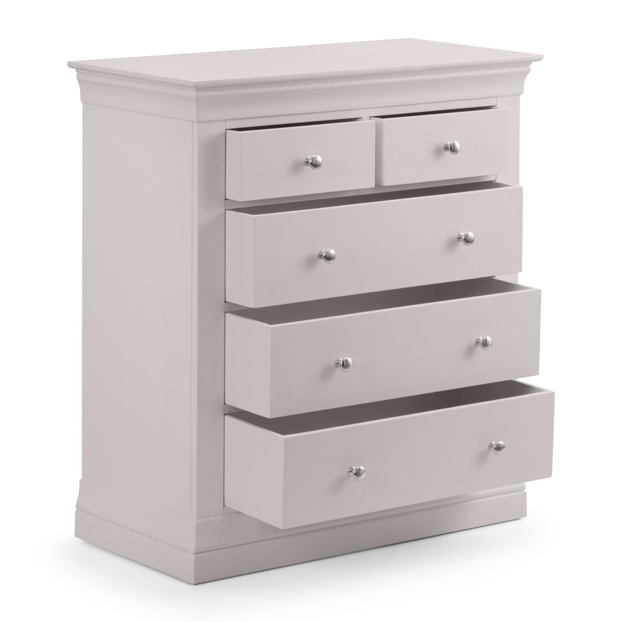 Wooden Chest Of 5 Drawers - Clermont