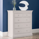 Wooden Chest Of 5 Drawers - Clermont