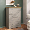 Wooden Chest Of 5 Drawers - Corona Compact