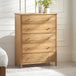 Wooden Chest Of 5 Drawers - Coxmoor