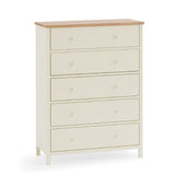 Wooden Chest Of 5 Drawers - Coxmoor