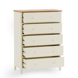 Wooden Chest Of 5 Drawers - Coxmoor