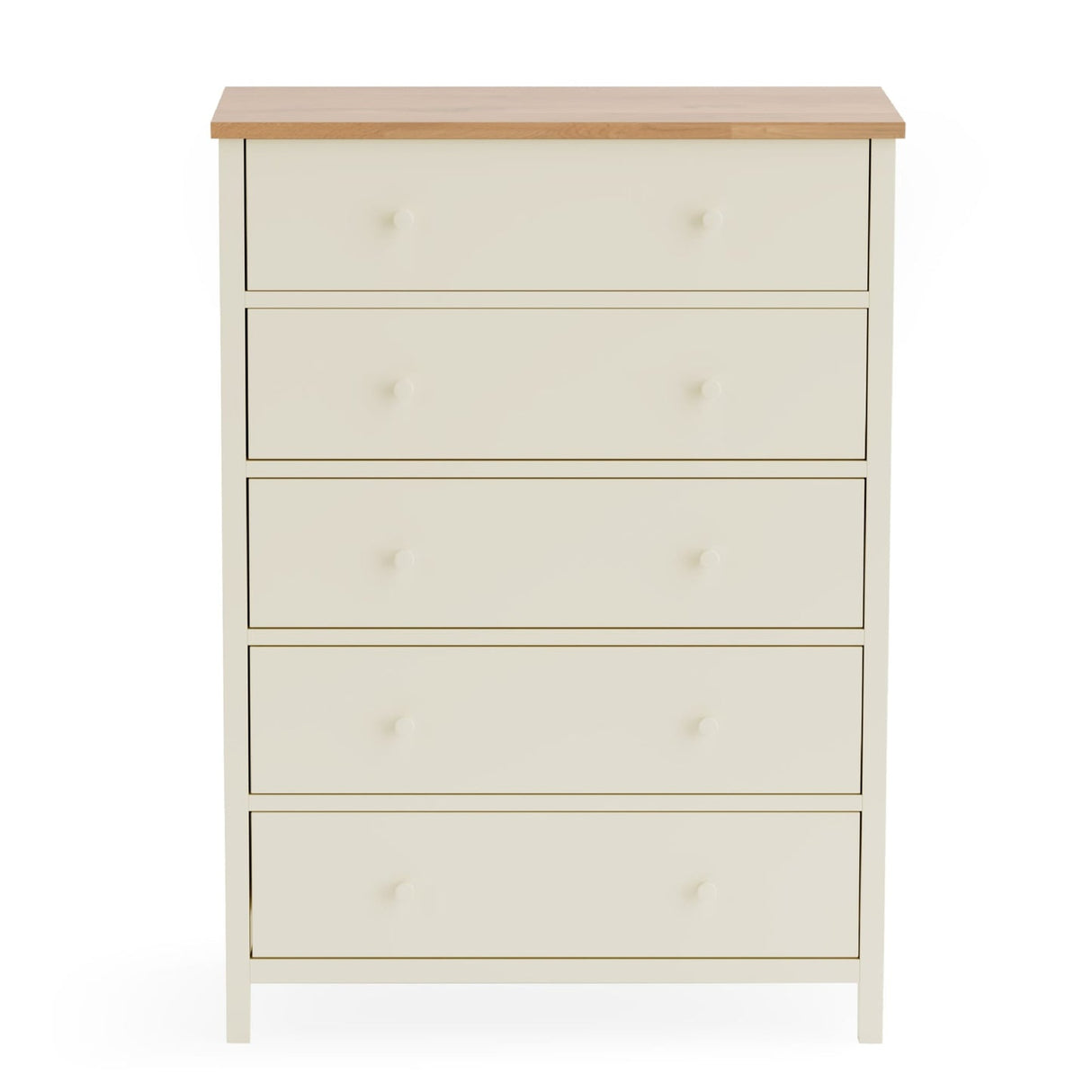 Wooden Chest Of 5 Drawers - Coxmoor