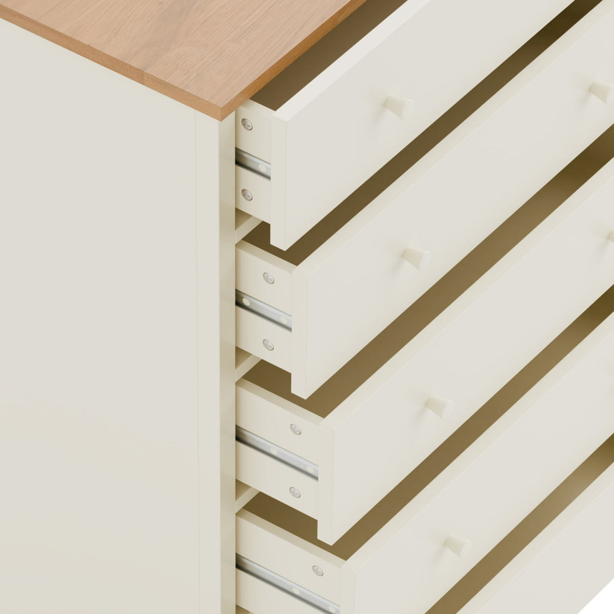Wooden Chest Of 5 Drawers - Coxmoor