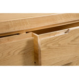 Wooden Chest Of 5 Drawers - Curve