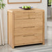 Wooden Chest Of 5 Drawers - Curve