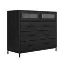 Wooden Chest Of 5 Drawers - Edison