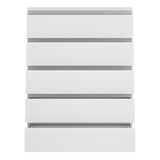 Wooden Chest Of 5 Drawers - Fribo