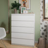 Wooden Chest Of 5 Drawers - Fribo