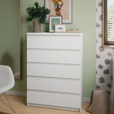 Wooden Chest Of 5 Drawers - Fribo