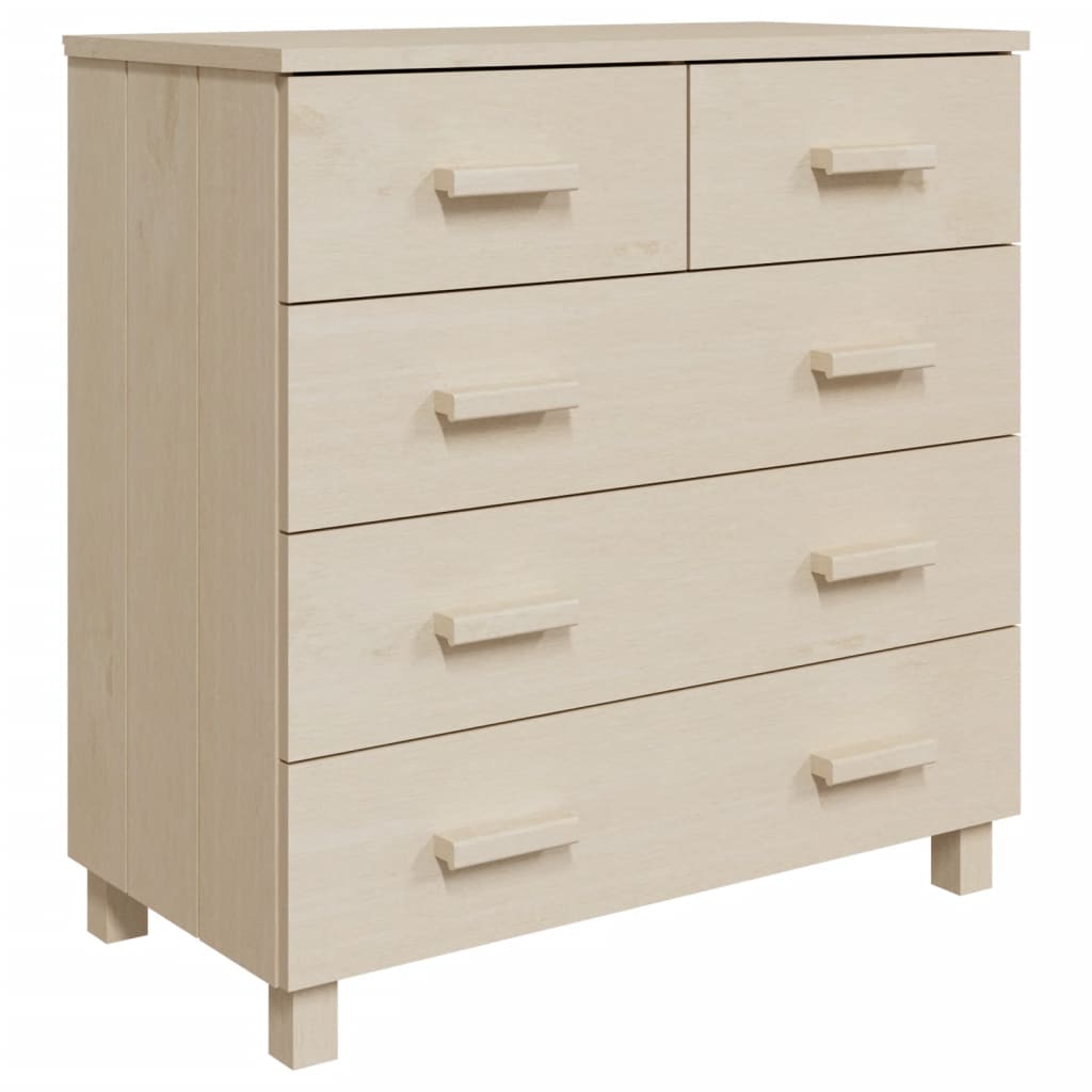 Wooden Chest Of 5 Drawers - Hamar