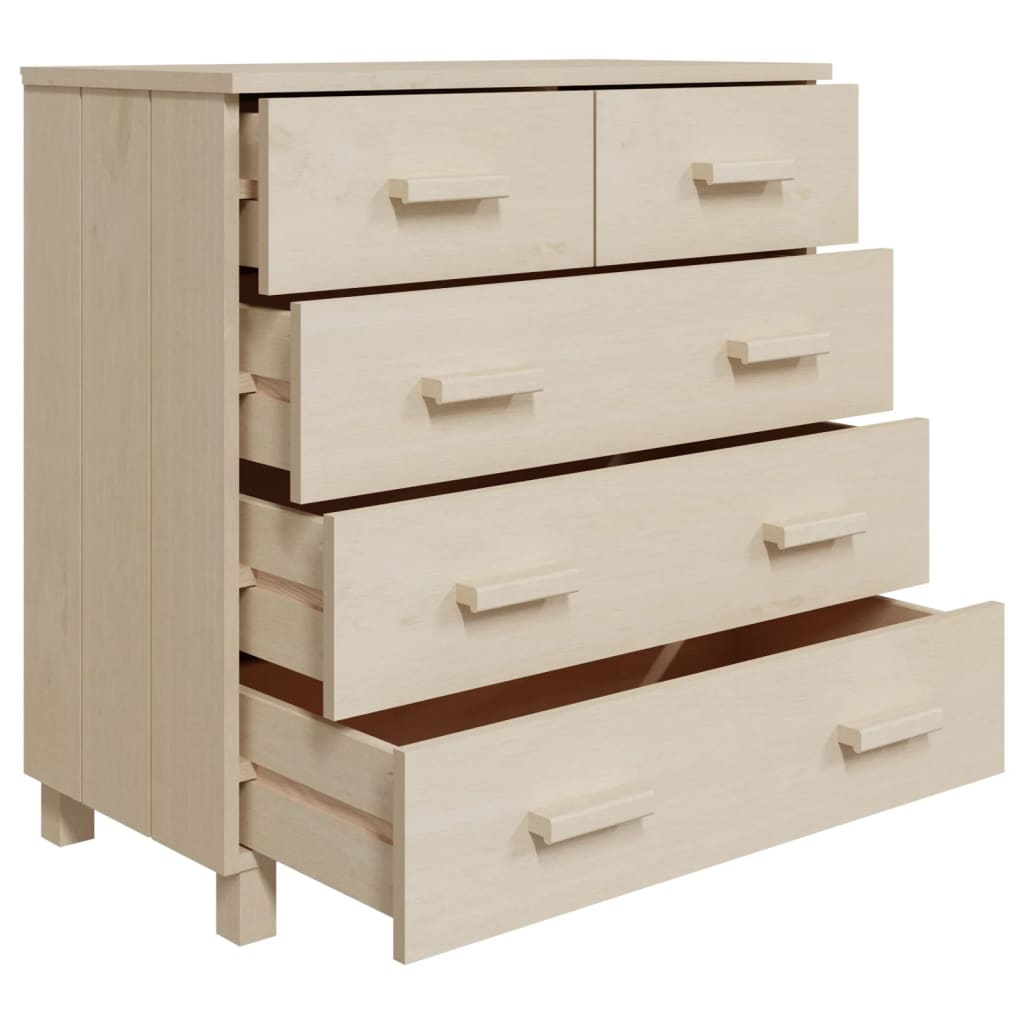 Wooden Chest Of 5 Drawers - Hamar