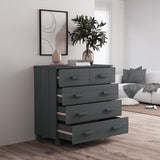 Wooden Chest Of 5 Drawers - Hamar