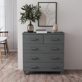Wooden Chest Of 5 Drawers - Hamar