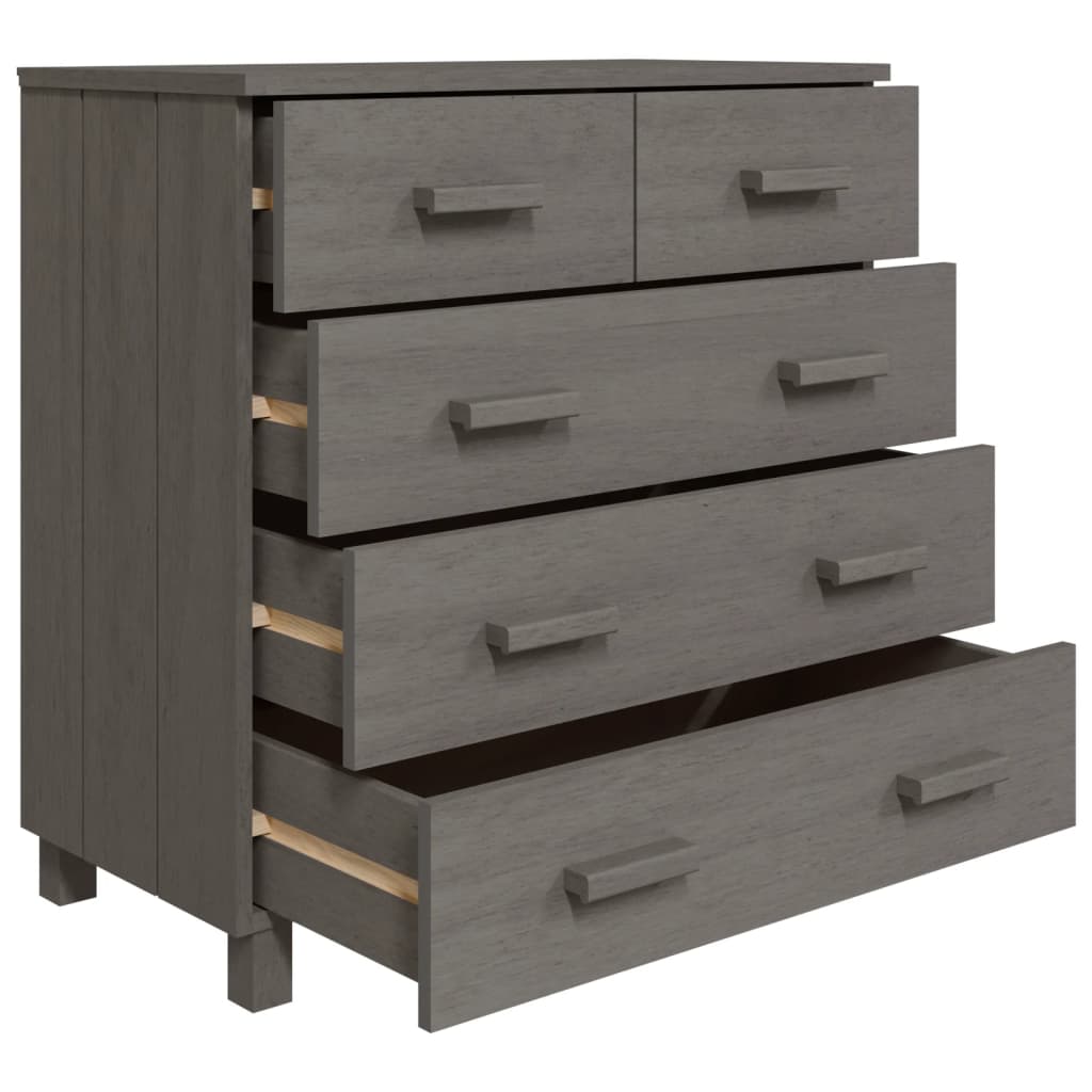 Wooden Chest Of 5 Drawers - Hamar