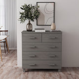 Wooden Chest Of 5 Drawers - Hamar