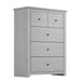 Wooden Chest Of 5 Drawers - Havana