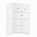 Wooden Chest Of 5 Drawers - Havana