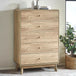 Wooden Chest Of 5 Drawers - Ingrid