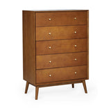 Wooden Chest Of 5 Drawers - Lowry