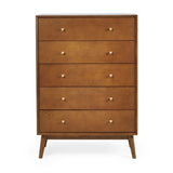 Wooden Chest Of 5 Drawers - Lowry