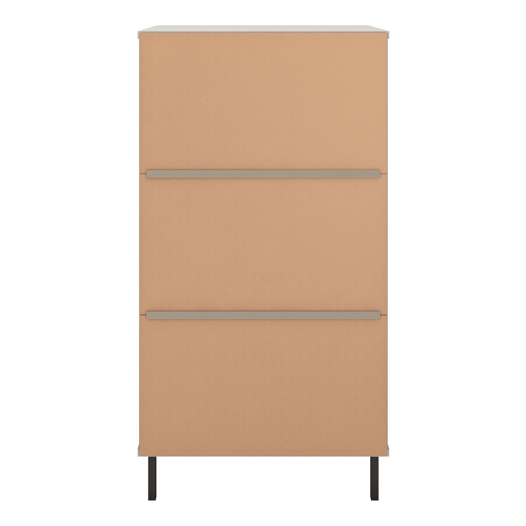 Wooden Chest Of 5 Drawers Narrow - Madrid