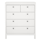 Wooden Chest Of 5 Drawers - Madrid