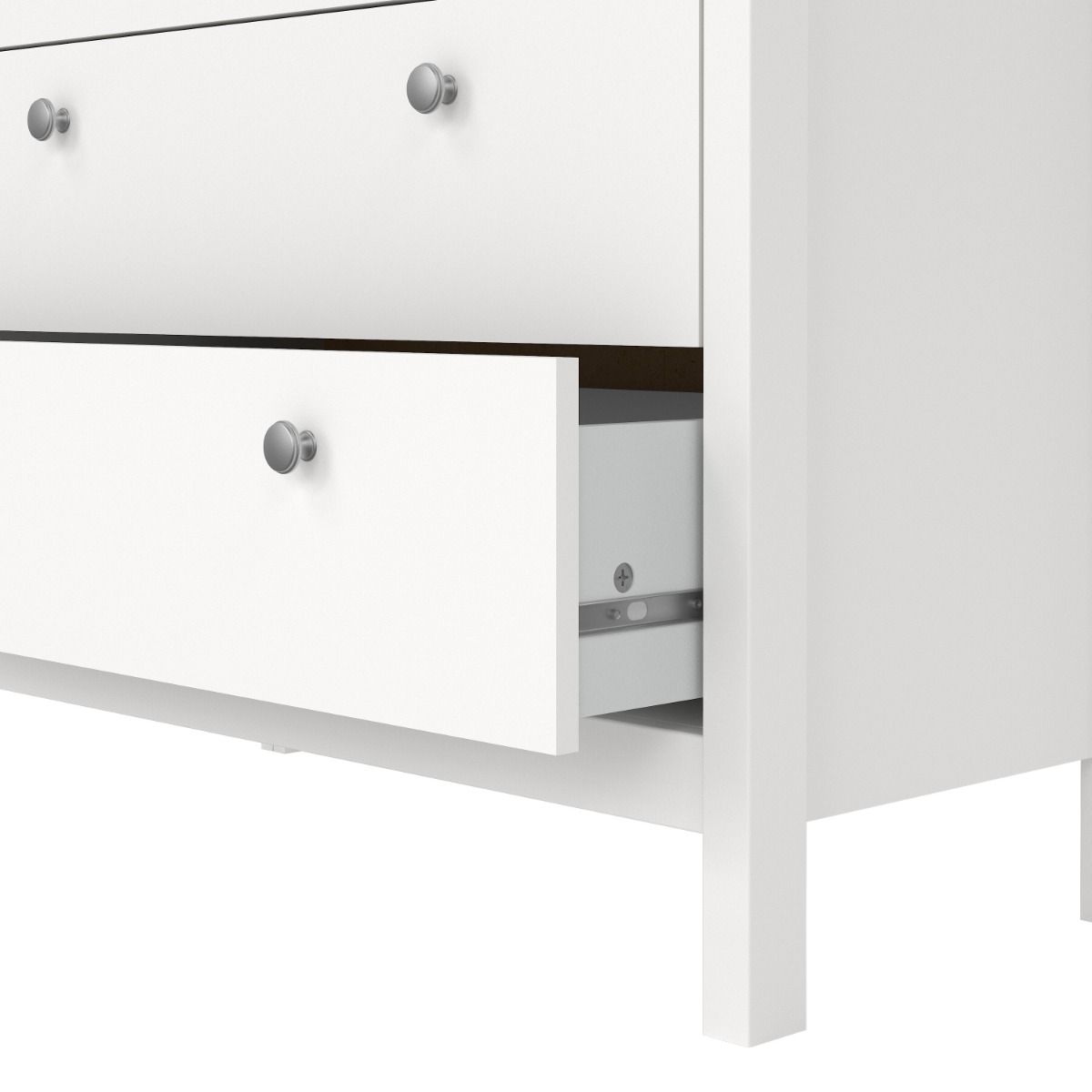 Wooden Chest Of 5 Drawers - Madrid