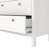 Wooden Chest Of 5 Drawers - Madrid