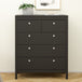 Wooden Chest Of 5 Drawers - Madrid