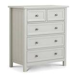 Wooden Chest Of 5 Drawers - Maine