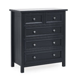 Wooden Chest Of 5 Drawers - Maine