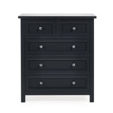 Wooden Chest Of 5 Drawers - Maine