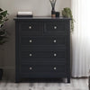 Wooden Chest Of 5 Drawers - Maine
