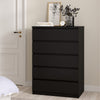Wooden Chest Of 5 Drawers - Naia