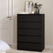 Wooden Chest Of 5 Drawers - Naia