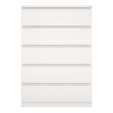 Wooden Chest Of 5 Drawers - Naia
