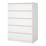 Wooden Chest Of 5 Drawers - Naia