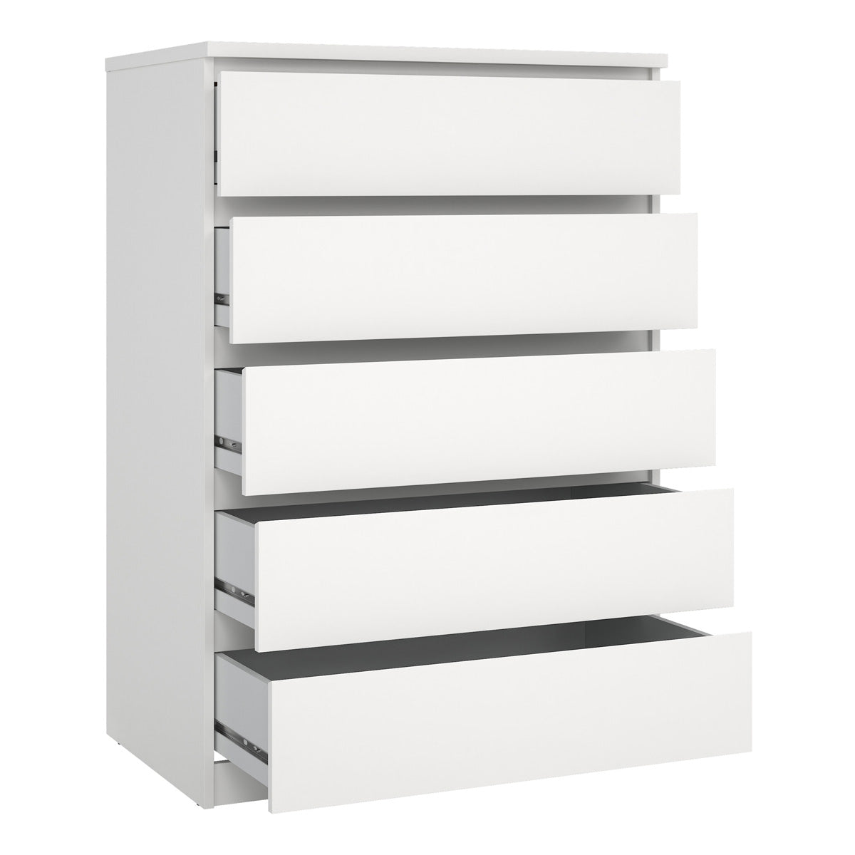 Wooden Chest Of 5 Drawers - Naia