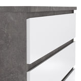 Wooden Chest Of 5 Drawers - Naia
