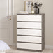 Wooden Chest Of 5 Drawers - Naia
