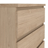 Wooden Chest Of 5 Drawers - Naia
