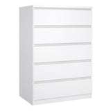 Wooden Chest Of 5 Drawers - Naia