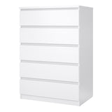 Wooden Chest Of 5 Drawers - Naia