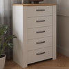 Wooden Chest Of 5 Drawers Narrow - Bohol