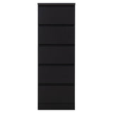 Wooden Chest Of 5 Drawers Narrow - Malvern