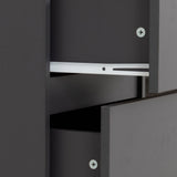 Wooden Chest Of 5 Drawers Narrow - Malvern
