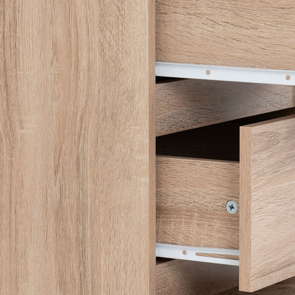 Wooden Chest Of 5 Drawers Narrow - Malvern