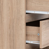 Wooden Chest Of 5 Drawers Narrow - Malvern