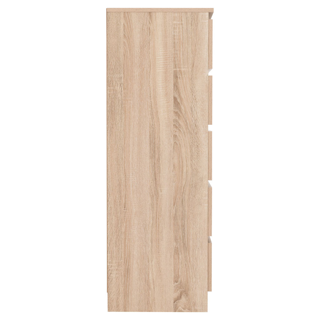Wooden Chest Of 5 Drawers Narrow - Malvern